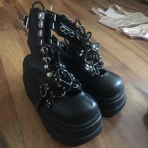 Demonia Platform Rave Boots
